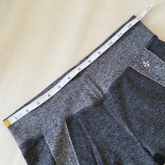 NUX Yoga Compression Two Tone Active Leggings Yoga Pants Grey M Medium - Picture 7 of 9